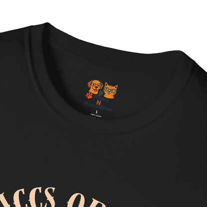 Snaccs Or Sass Pug  T-Shirt