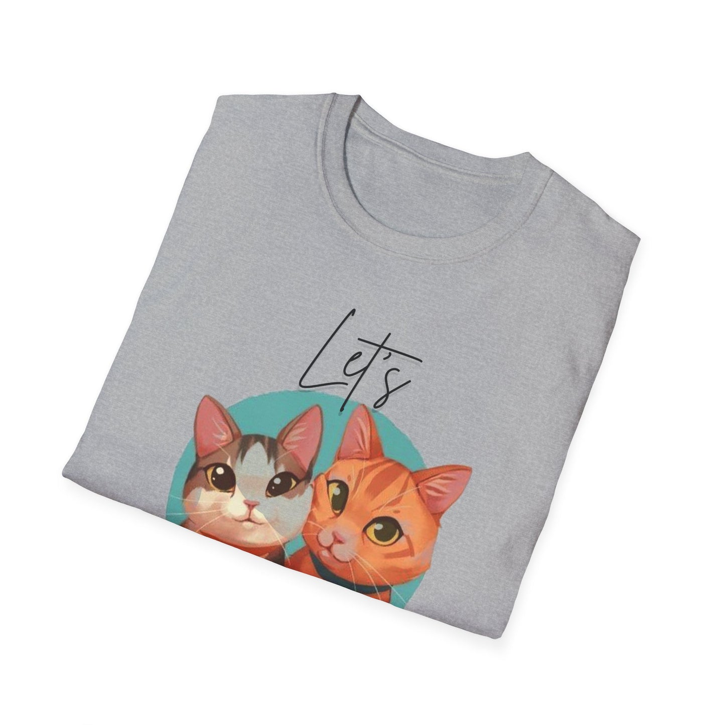 Let's Go Fur Cat T-Shirt — Cute Pair Cat Tee for Cat Lovers