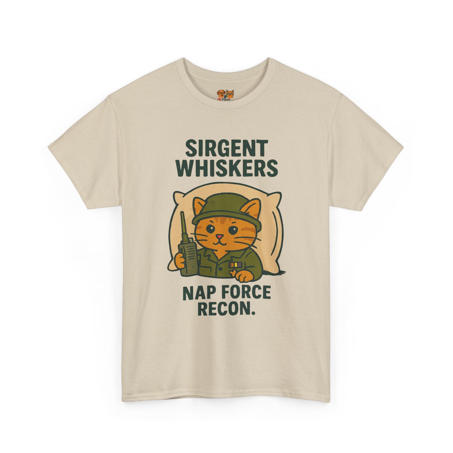 Sirgent Whiskers Nap Force Recon T-Shirt