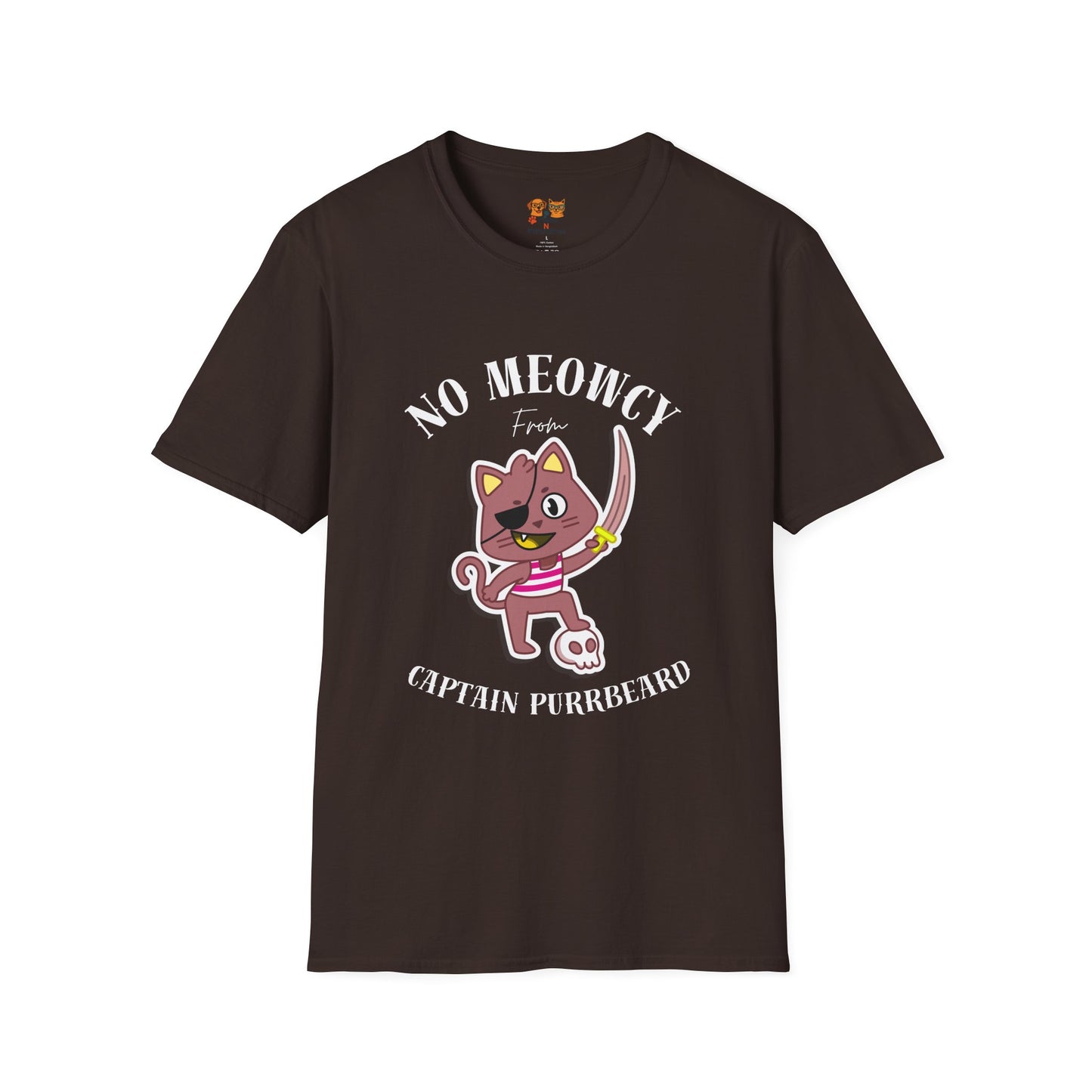 No Meowcy Pirate Cat Unisex Tee