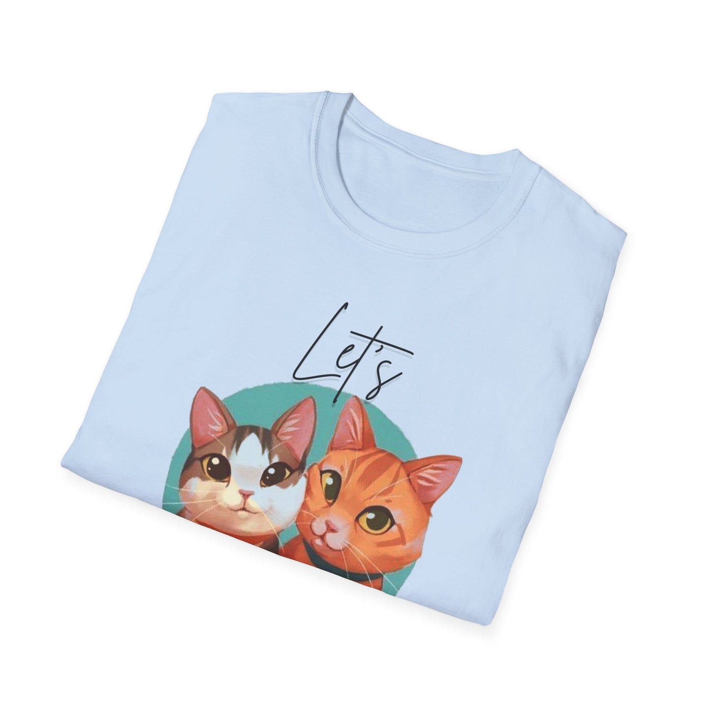 Let's Go Fur Cat T-Shirt — Cute Pair Cat Tee for Cat Lovers