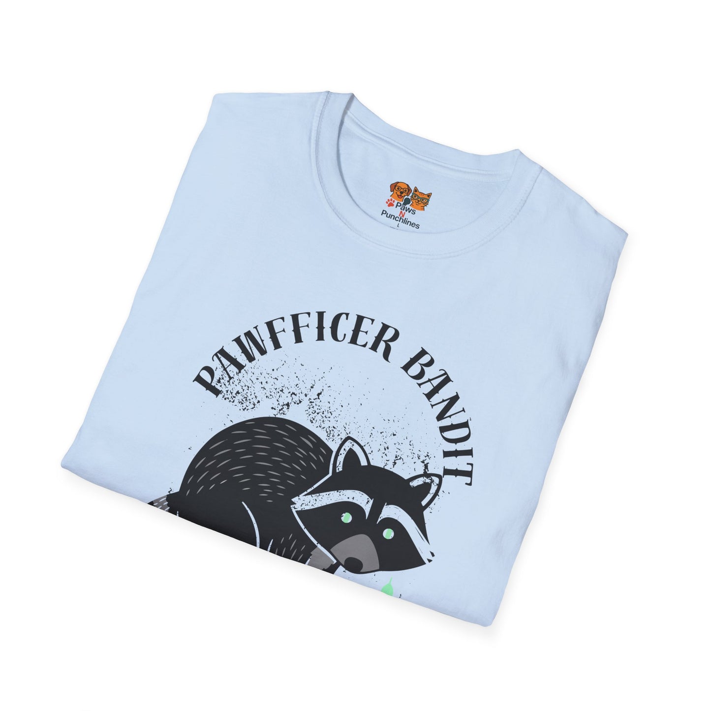 “Racoon Bandit ” T-Shirt — Cute Raccoon Graphic Tee