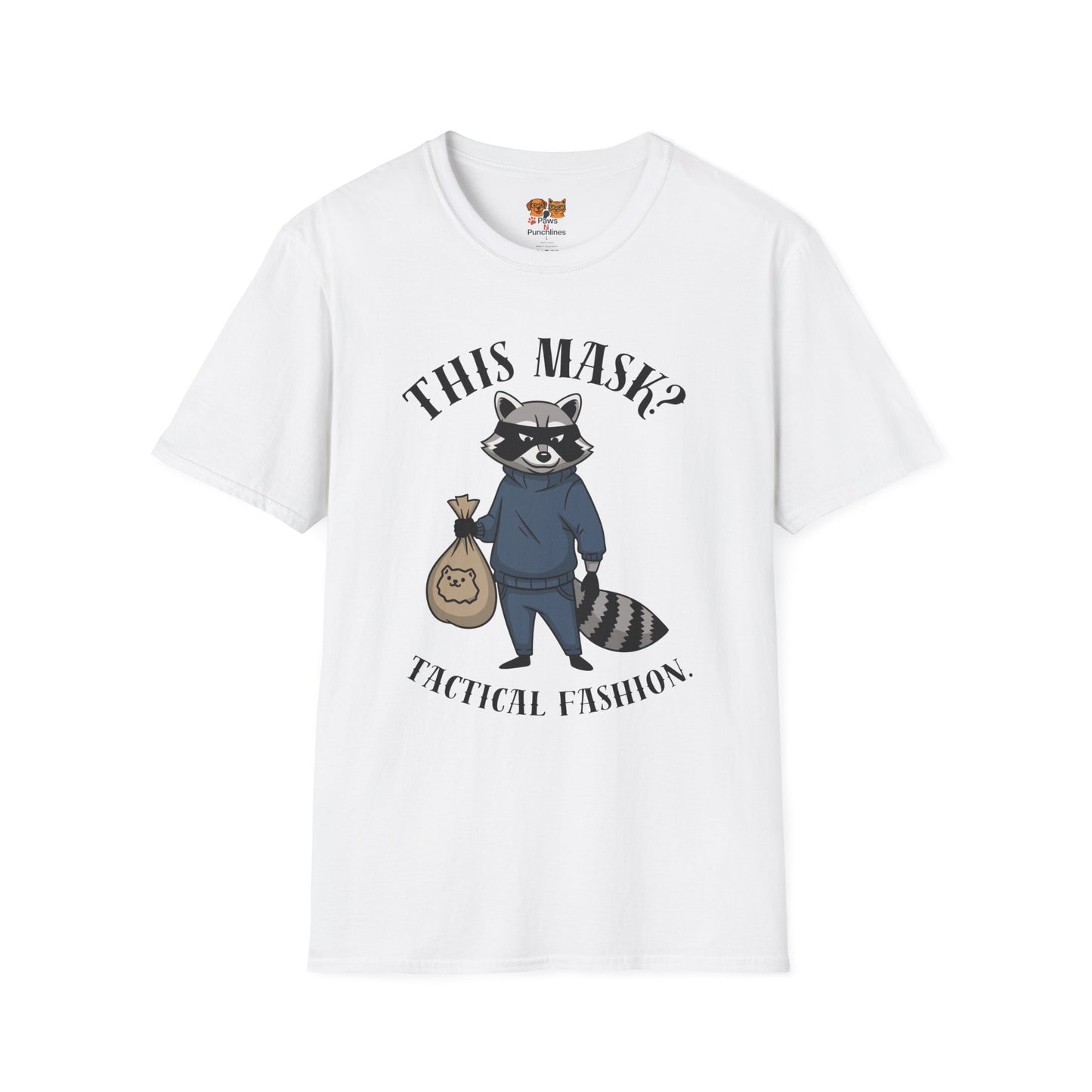 Raccoon 'This Mask? Tactical Fashion' T-Shirt