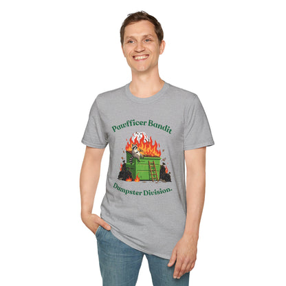 Pawfficer Bandit T-Shirt — Dumpster Division Graphic Tee