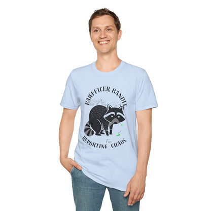 “Racoon Bandit ” T-Shirt — Cute Raccoon Graphic Tee