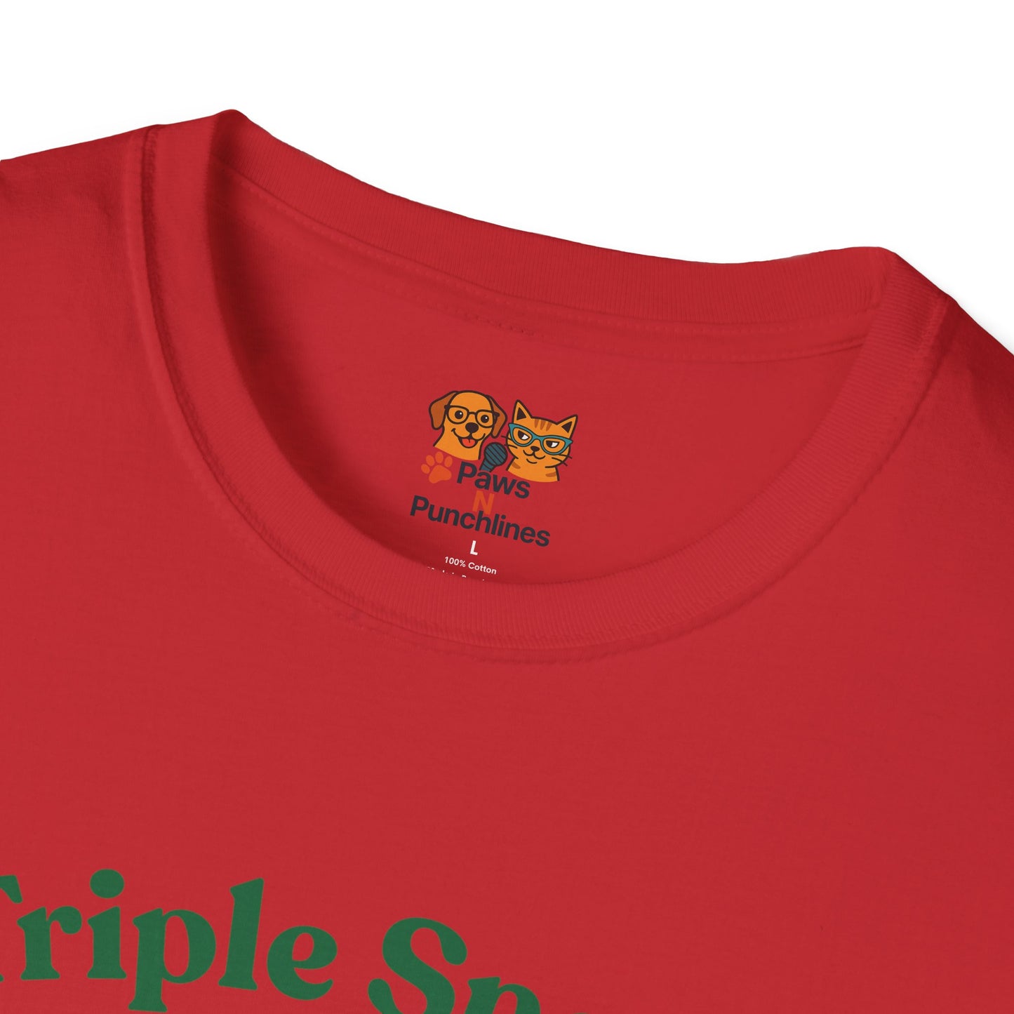 Triple Snacc Surveillance T-Shirt — Cute Stacked Puppies Graphic Tee