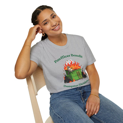 Pawfficer Bandit T-Shirt — Dumpster Division Graphic Tee