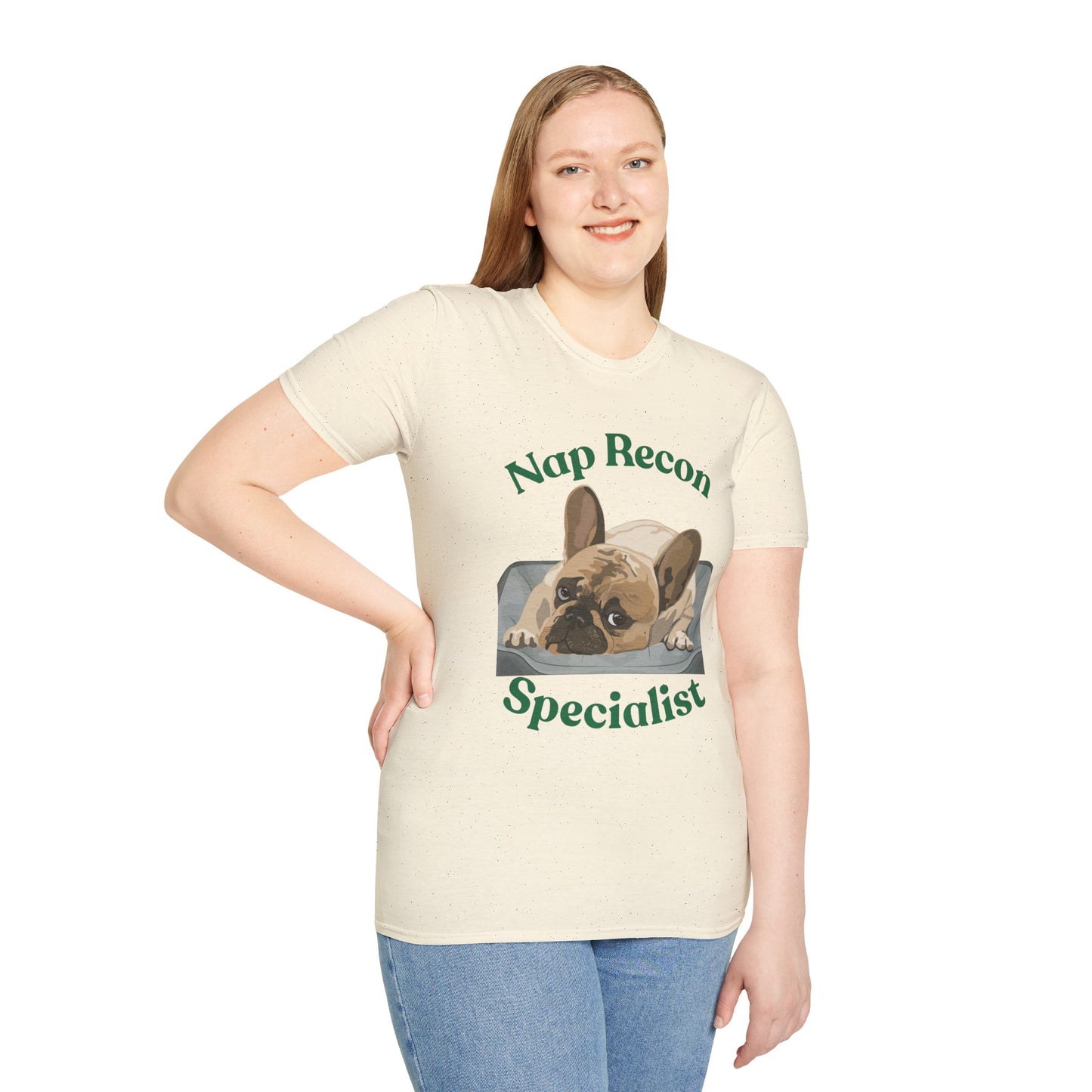 Nap Recon Specialist T-Shirt — Cute French Bulldog Nap Shirt for Dog Lovers