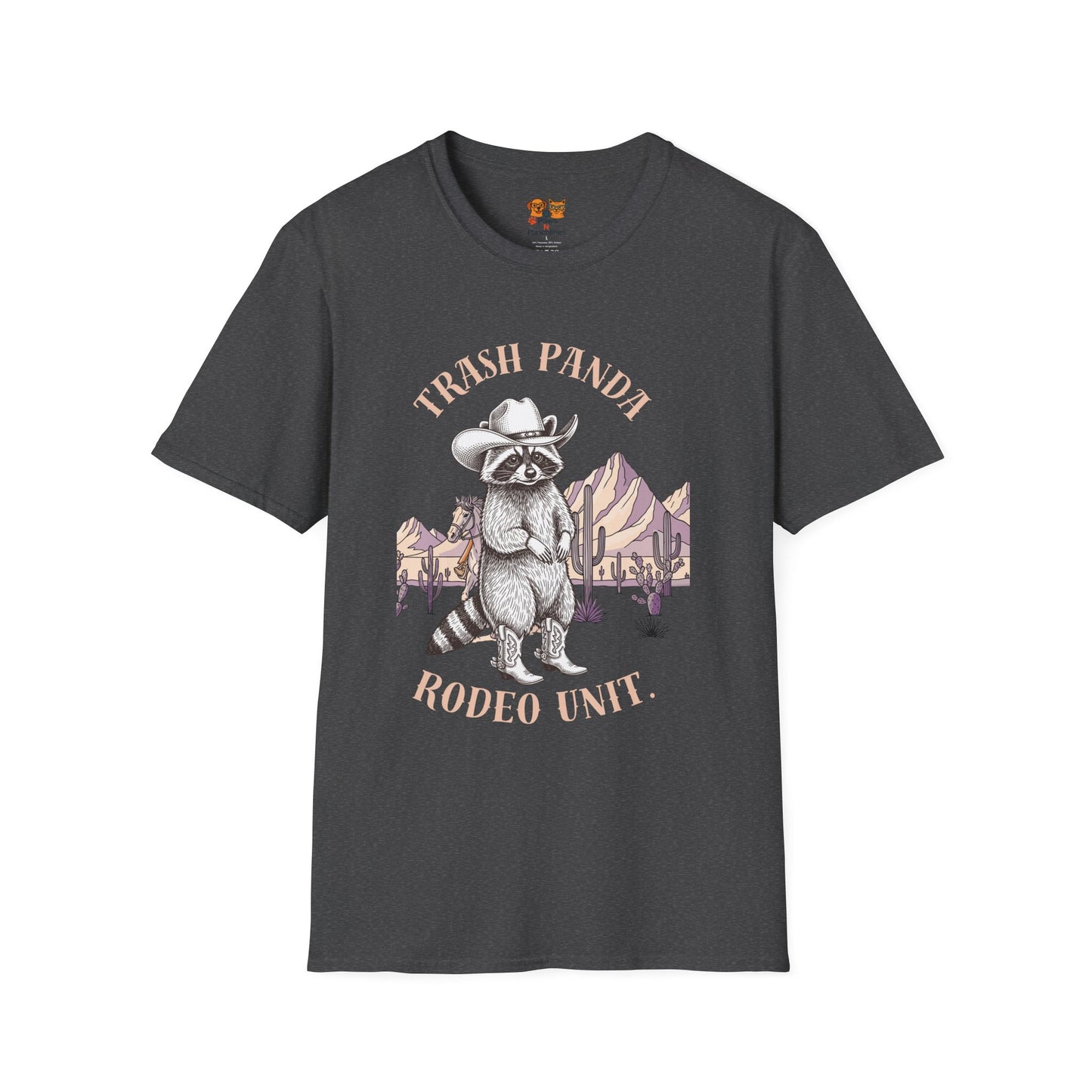 Rodeo Raccoon T-Shirt — 'Vintage Western Graphic Tee