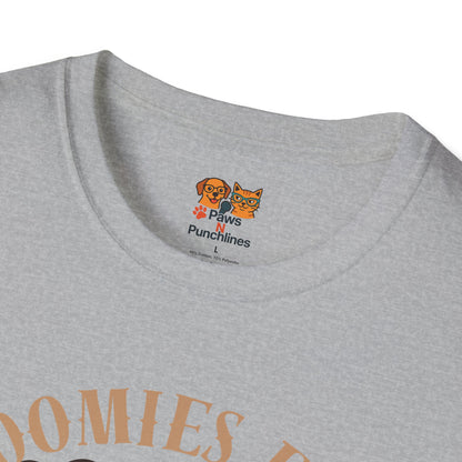 Puppy Graphic T-Shirt — “Zoomies Bro Mission Only” Cute Cartoon Dog Tee
