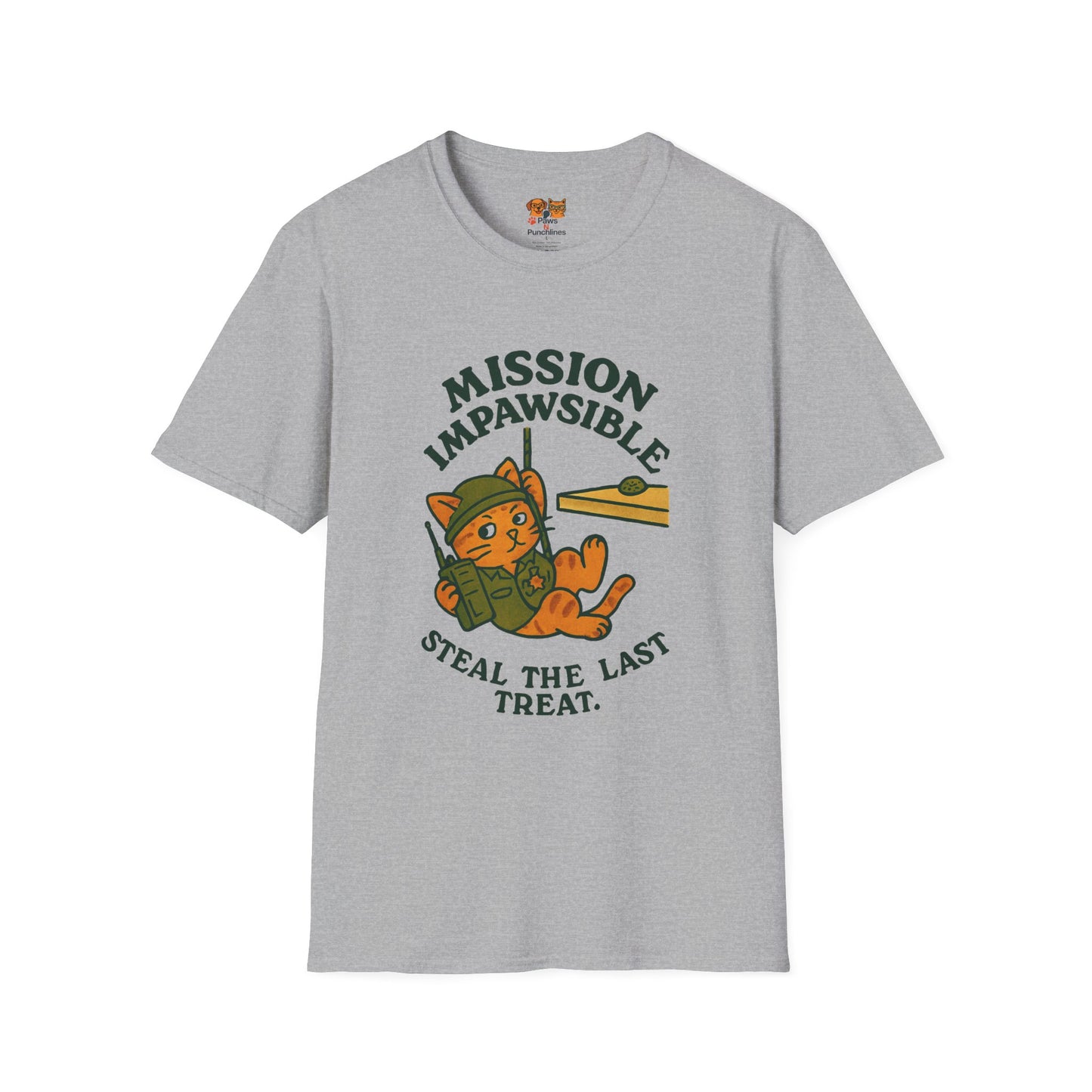 Mission IMPAWSIBLE Cat T-Shirt