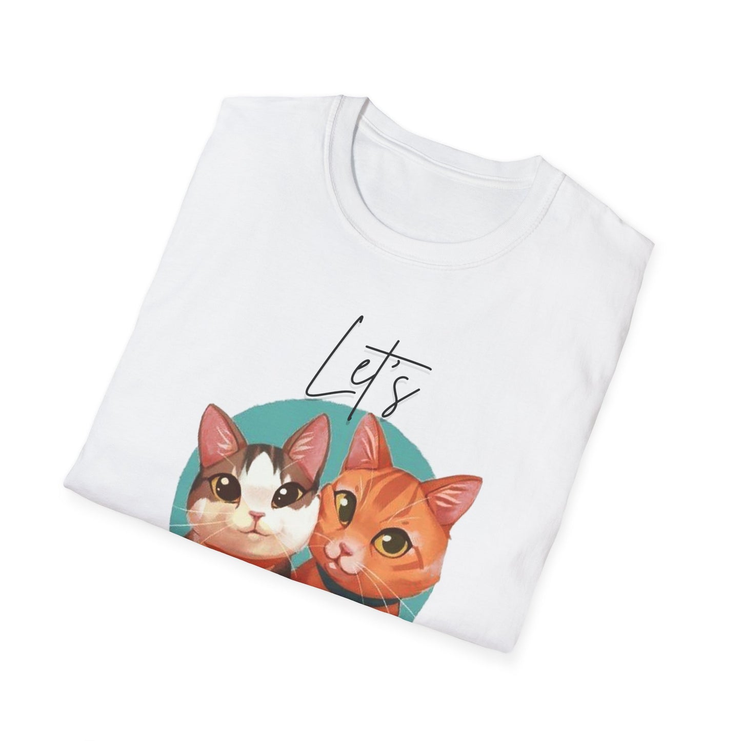 Let's Go Fur Cat T-Shirt — Cute Pair Cat Tee for Cat Lovers