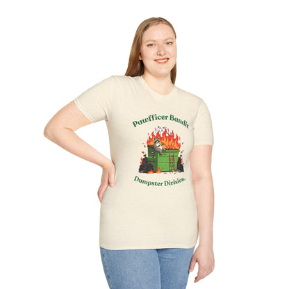 Pawfficer Bandit T-Shirt — Dumpster Division Graphic Tee