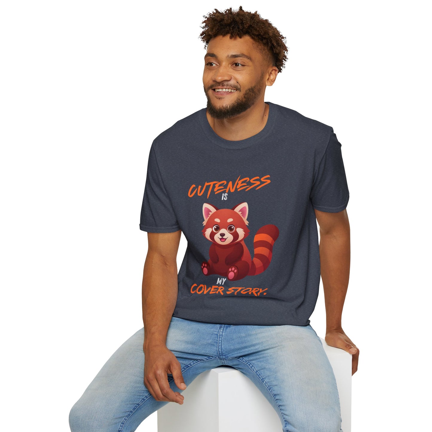 Cuteness Is My Cover Story Red Panda T-Shirt