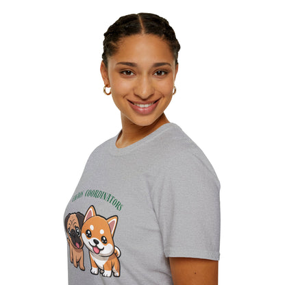 Chaos Coordinators T-Shirt — Cute Pug & Shiba Inu Dog Tee