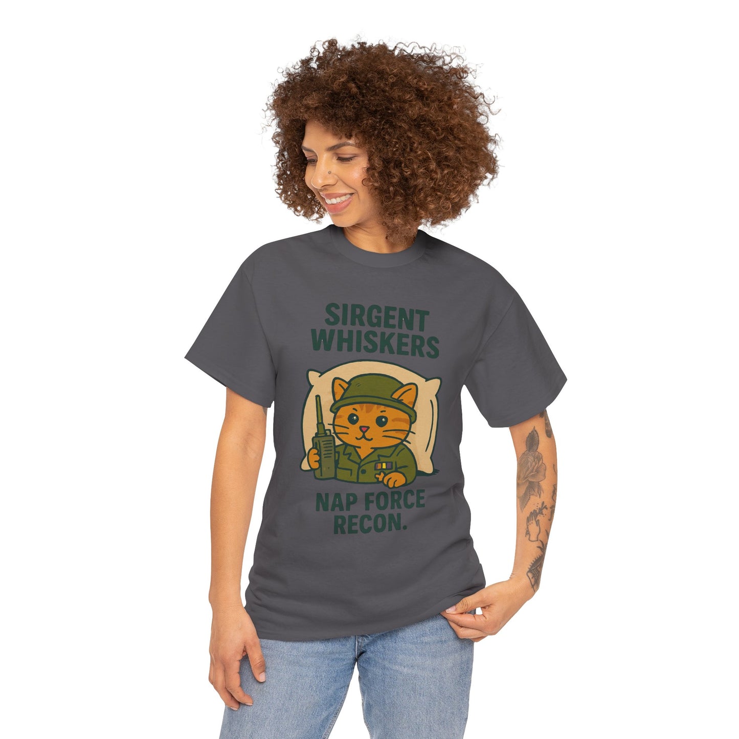 Sirgent Whiskers Nap Force Recon T-Shirt