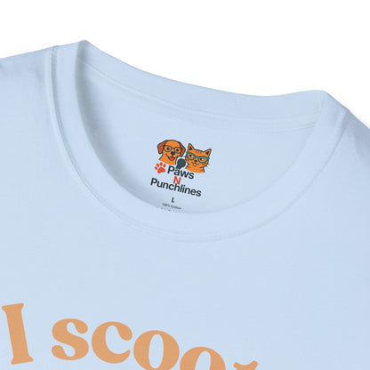Pug on Scooter T-Shirt – "I scoot. You salute." Cute Pug Graphic Tee