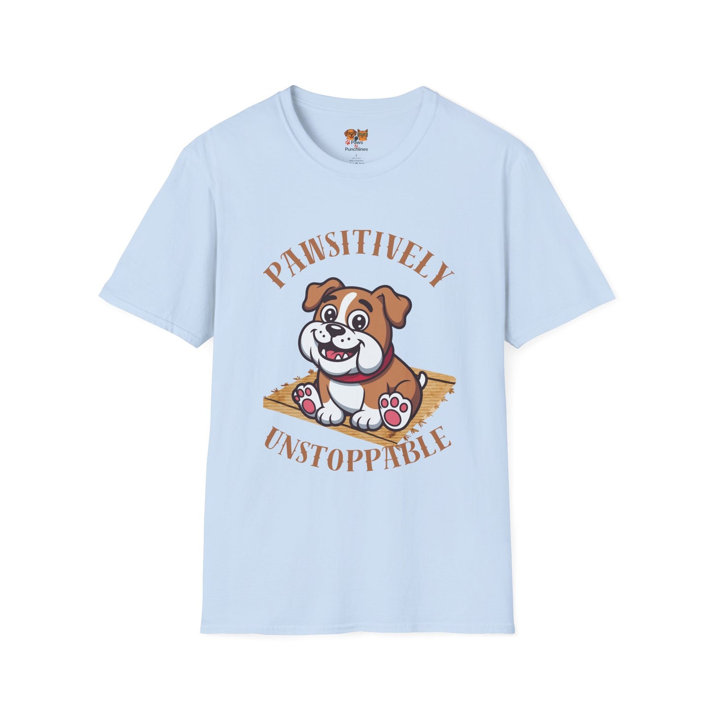 Pawsitively Unstoppable Puppy T-Shirt