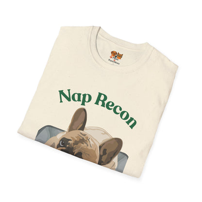 Nap Recon Specialist T-Shirt — Cute French Bulldog Nap Shirt for Dog Lovers