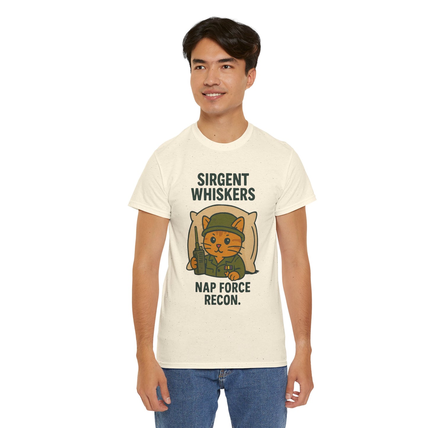 Sirgent Whiskers Nap Force Recon T-Shirt