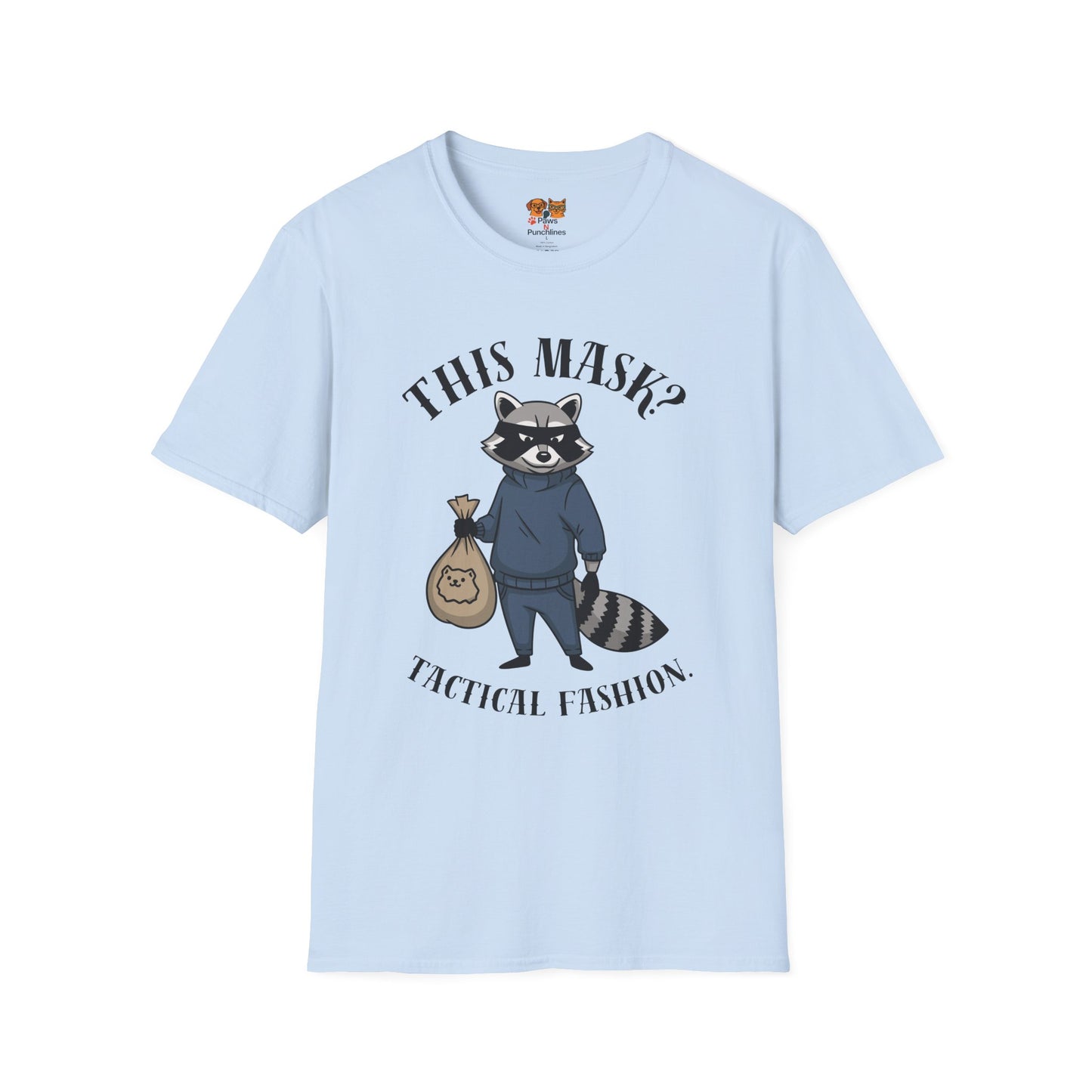 Raccoon 'This Mask? Tactical Fashion' T-Shirt