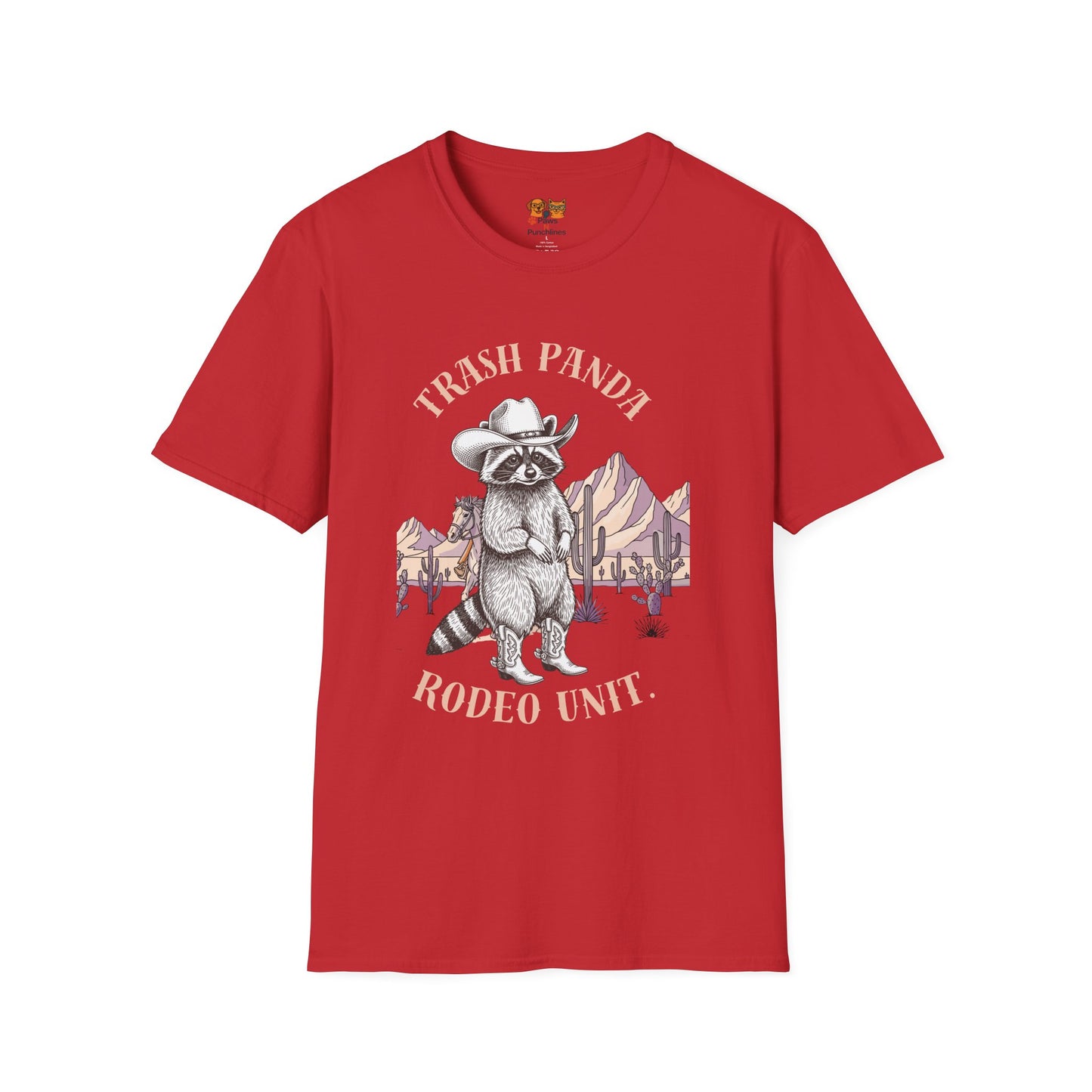 Rodeo Raccoon T-Shirt — 'Vintage Western Graphic Tee
