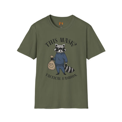 Raccoon 'This Mask? Tactical Fashion' T-Shirt