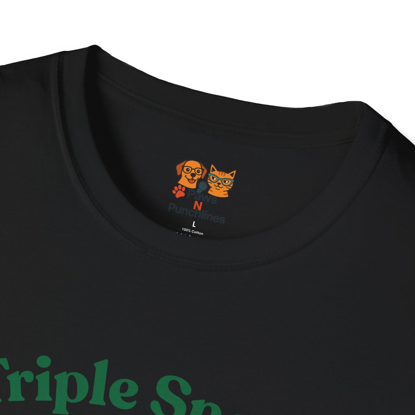 Triple Snacc Surveillance T-Shirt — Cute Stacked Puppies Graphic Tee