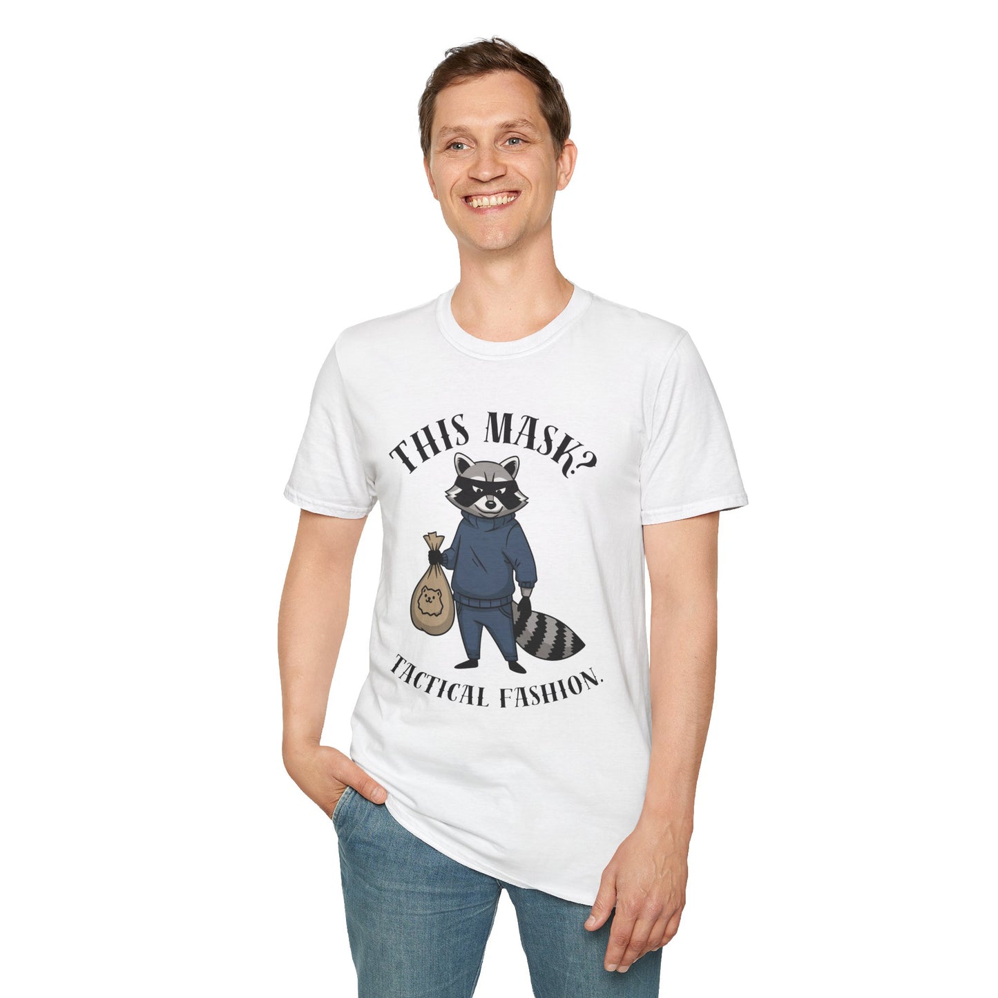 Raccoon 'This Mask? Tactical Fashion' T-Shirt
